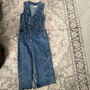 Rails Denim Button-Front Dress